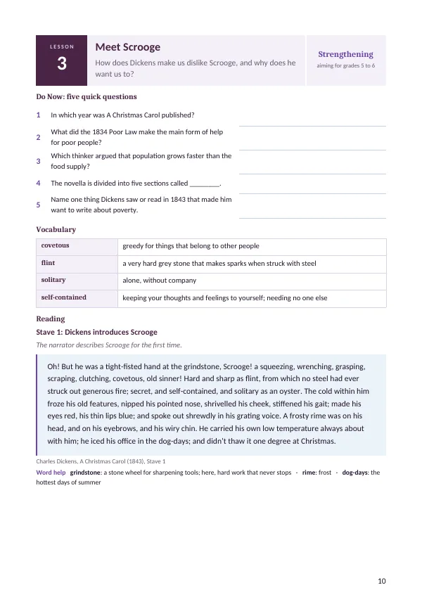 Lesson 3 in the Strengthening student pack