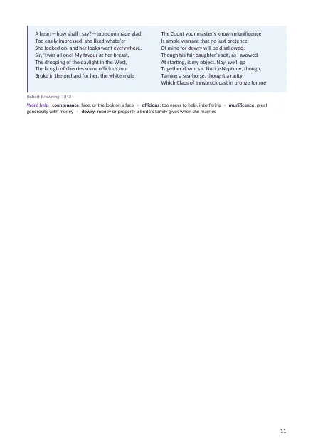 Soaring: Lesson 3 task, aiming for grades 7 to 9